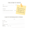 Treatment Notes and Client Intake Forms For Energy Healers