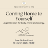 Free Reiki Share for March: Coming Home to Yourself