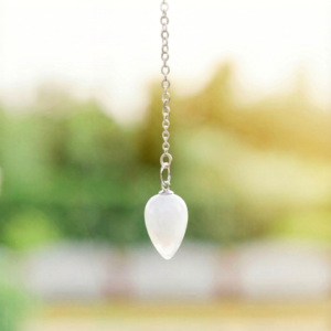 Clear Quartz Teardrop Pendulum